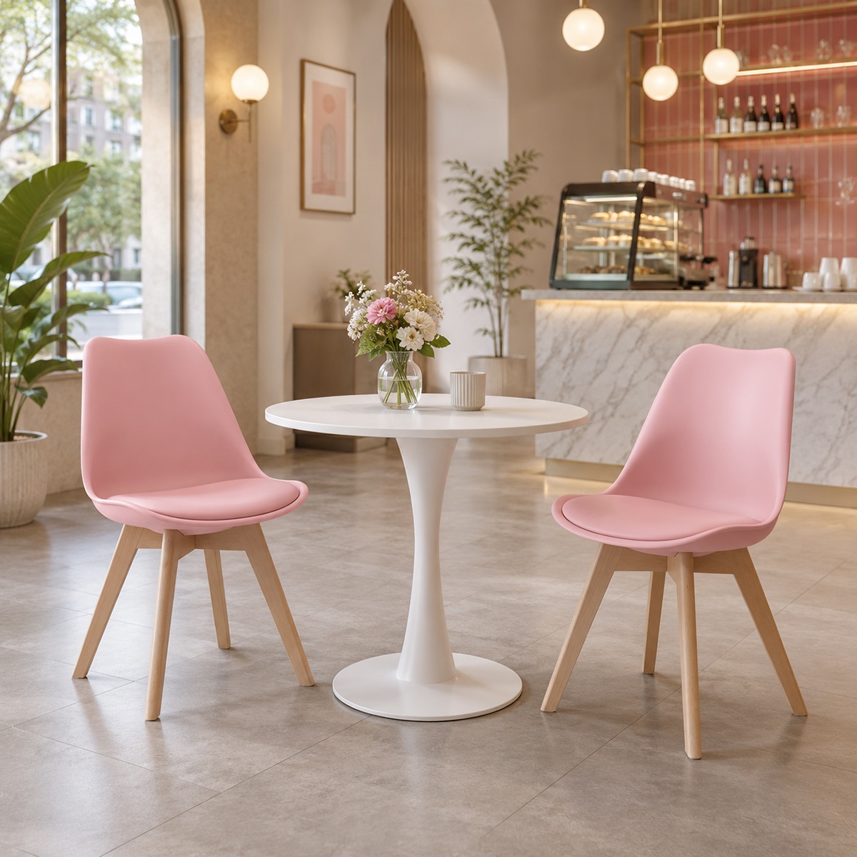 Bàn ghế cafe hiện đại