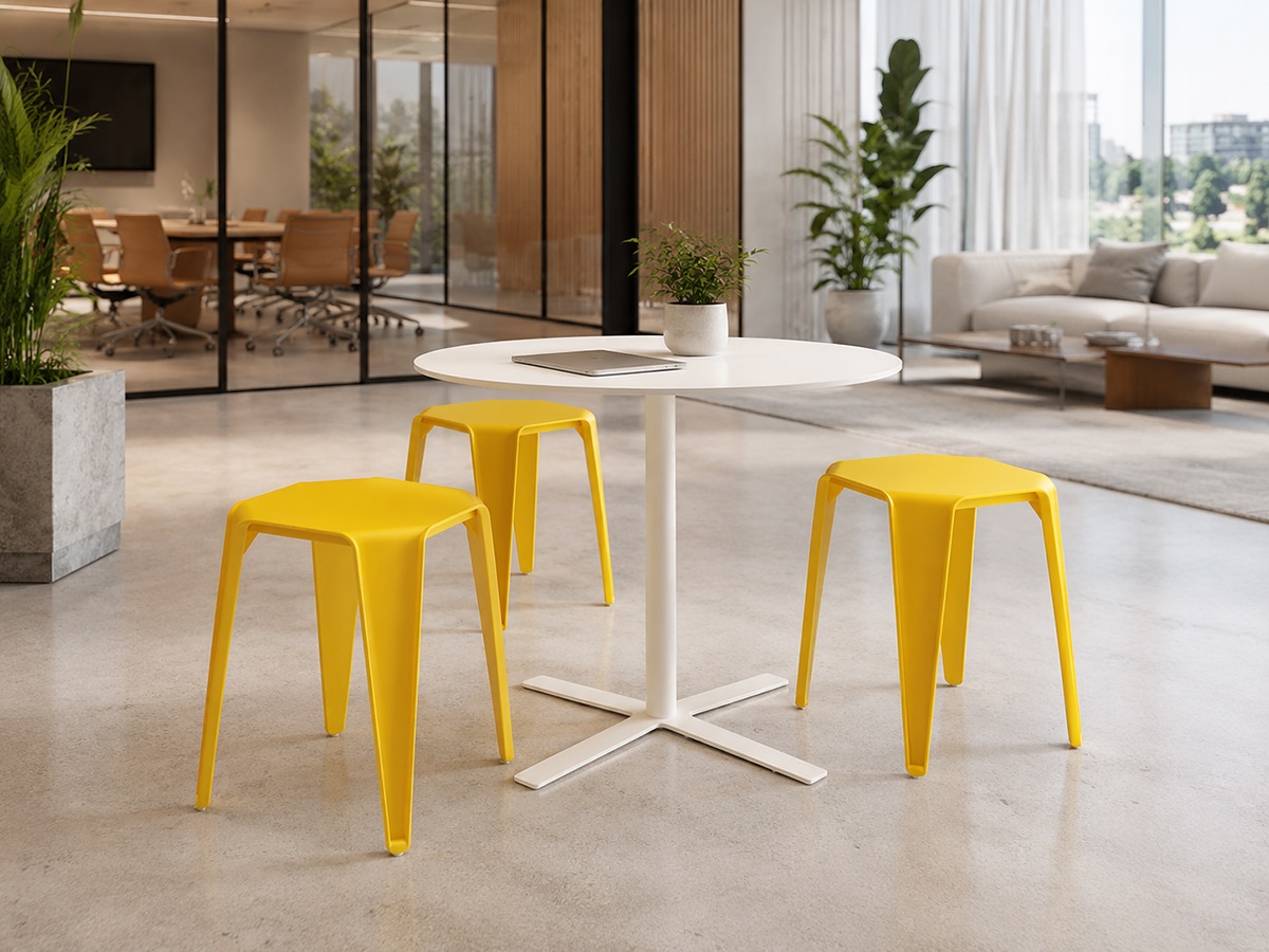 Ghế đôn nhựa xếp chồng