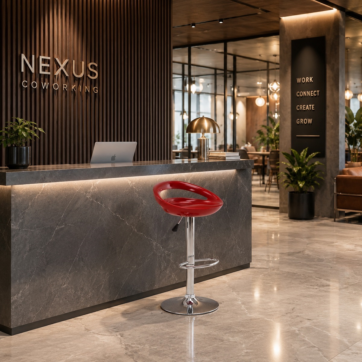 Ghế quầy bar chân xoay hiện đại