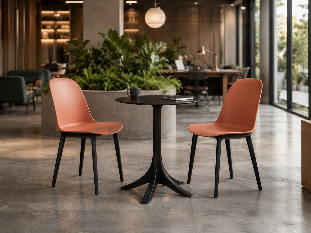 Bàn ghế cafe nhựa cao cấp