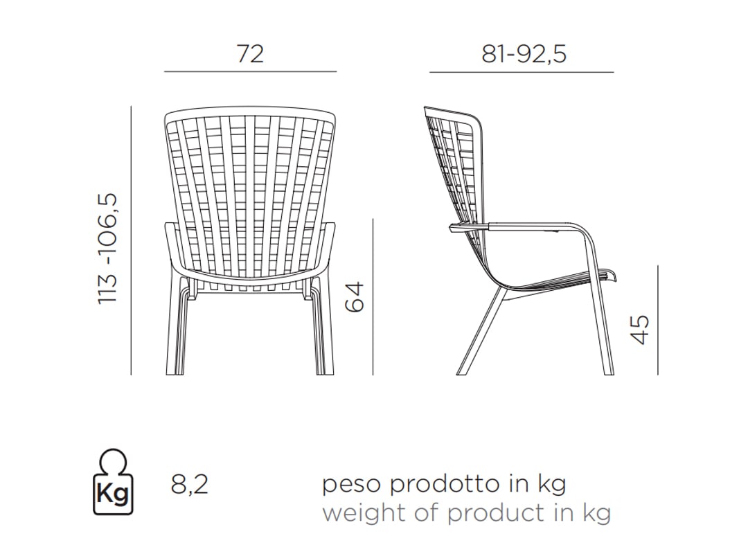 Kích thước ghế thư giãn