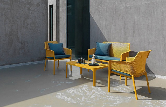 Bộ bàn ghế ngoài trời nhựa cao cấp