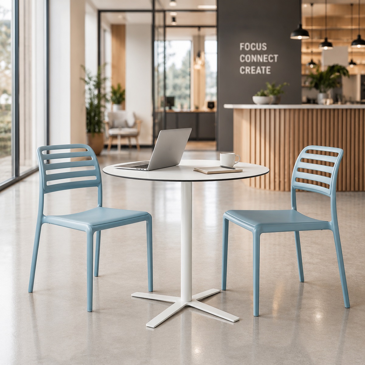 Ghế Cafe Nhựa Đúc Cao Cấp