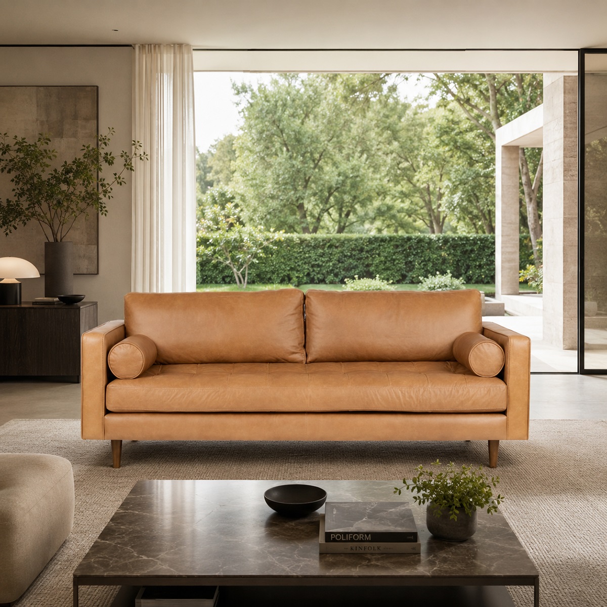 Sofa Băng Da Cao Cấp 2 Chỗ