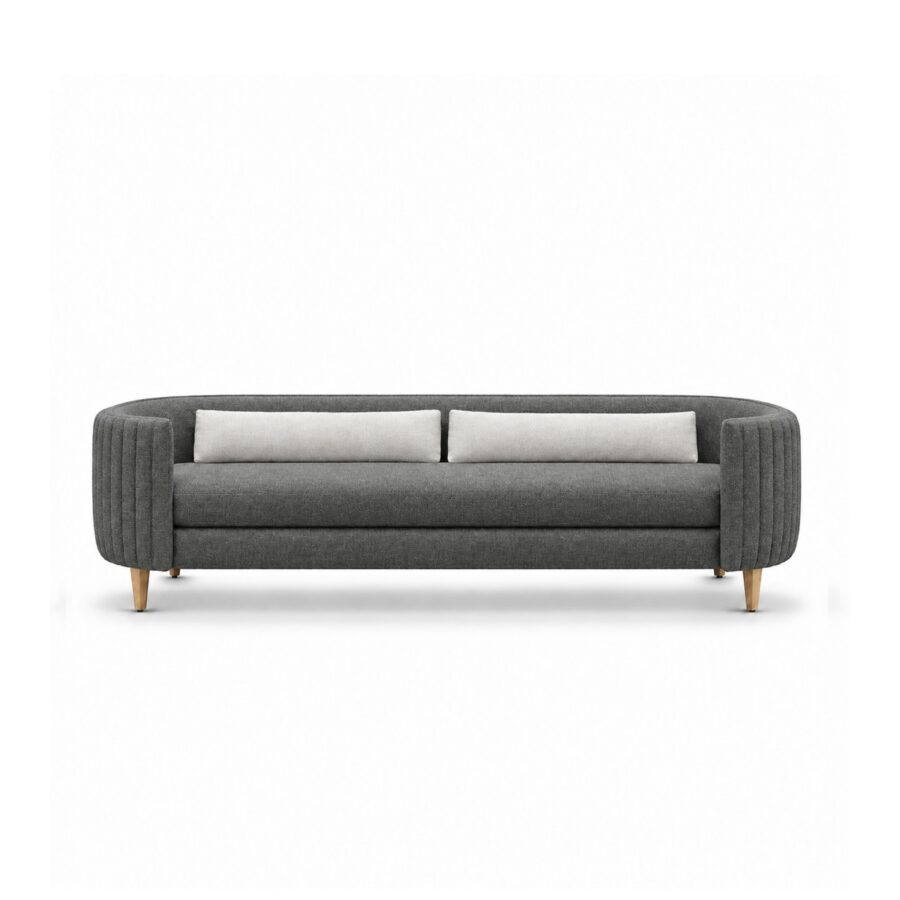 Sofa Băng Nệm Vải Chân Sắt Hiện Đại FM-WC939