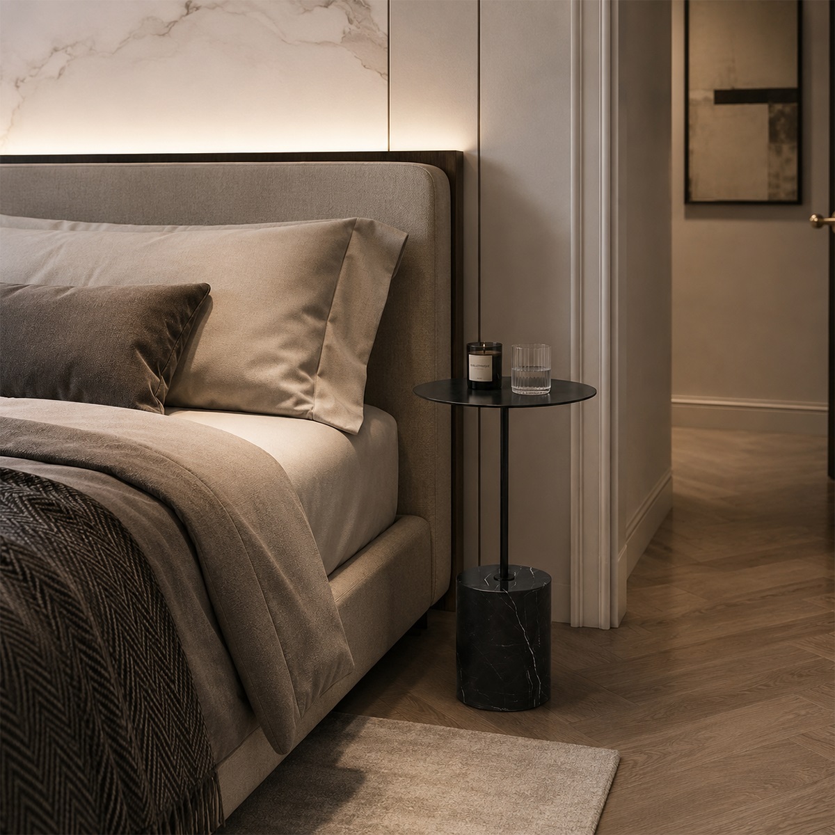 Bàn góc sofa hiện đại