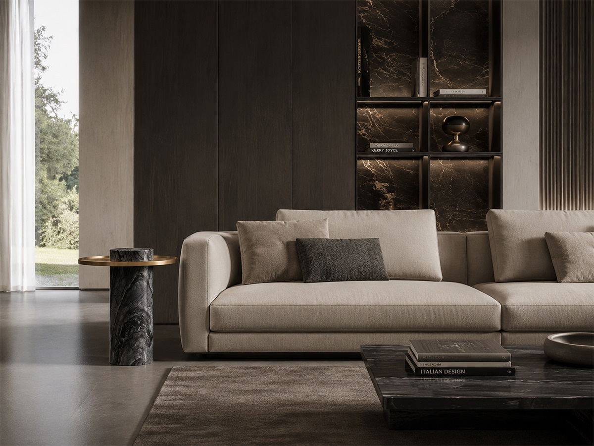 Bàn góc sofa sang trọng