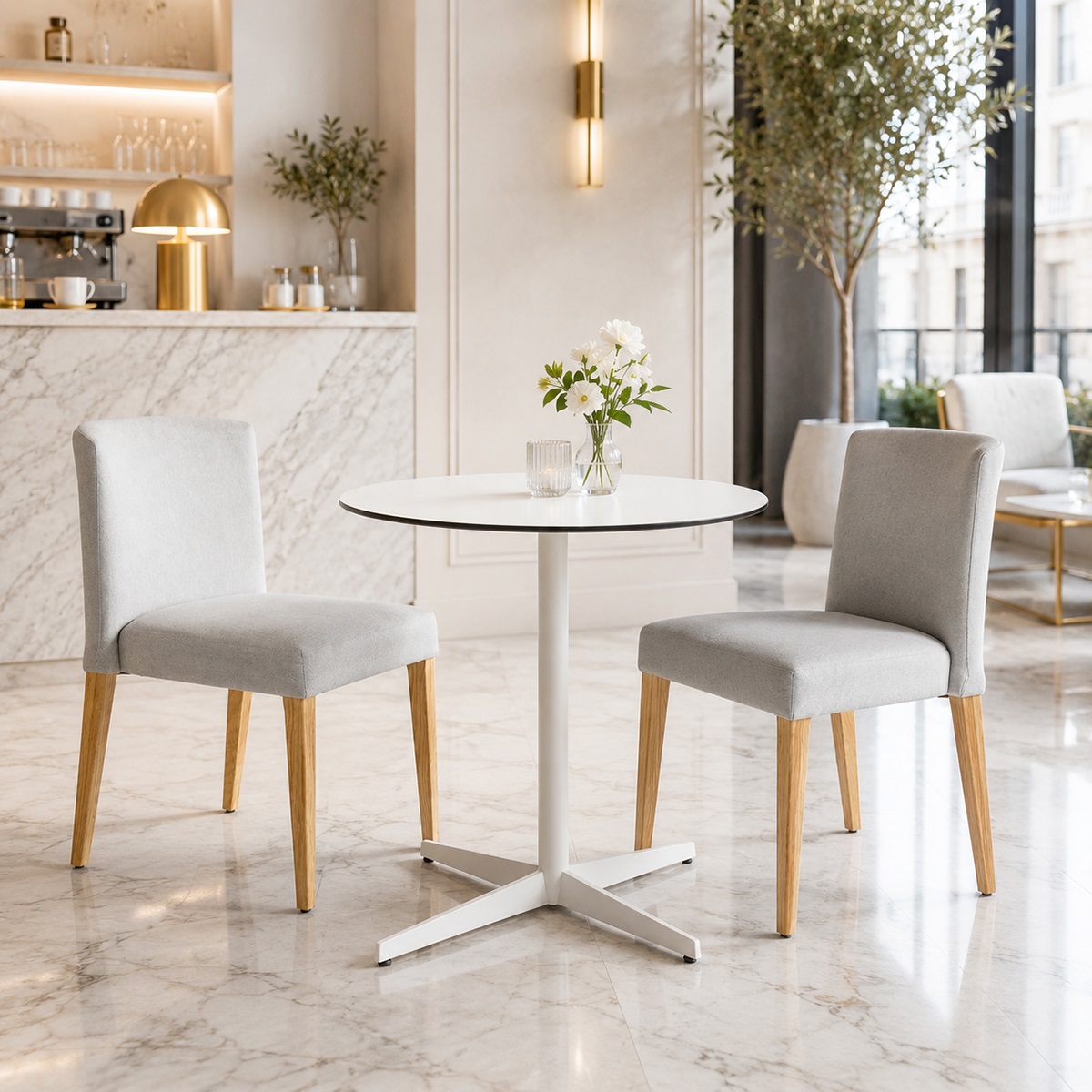 Ghế nội thất cafe sang trọng