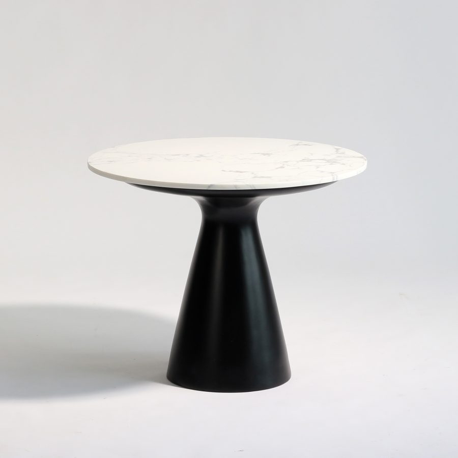 Bàn Trà Sofa Mặt Đá Tròn DONS-TB01B