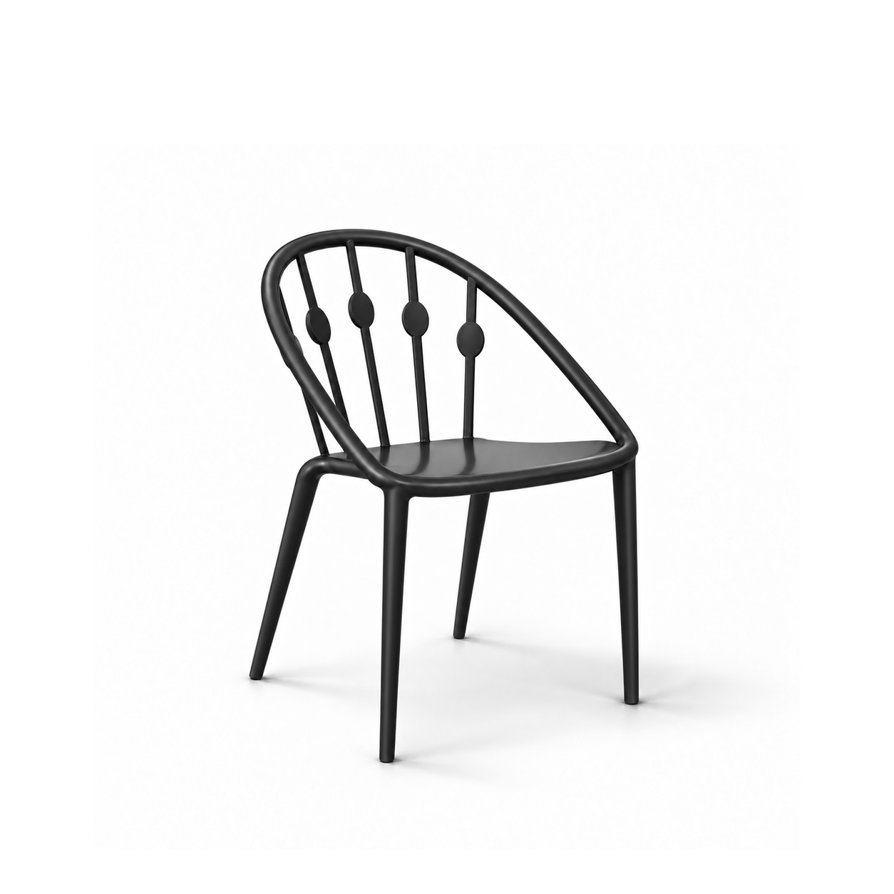 Ghế Cafe Nhựa Đúc Ngoài Trời ND-WC118 - Ảnh 2