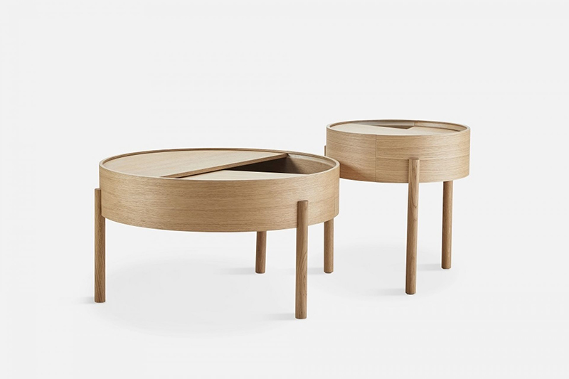 Bàn Trà Sofa Độc Đáo Woud Arc Table