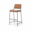 Ghế Quầy Bar Nệm Da Chân Sắt Rope Stool