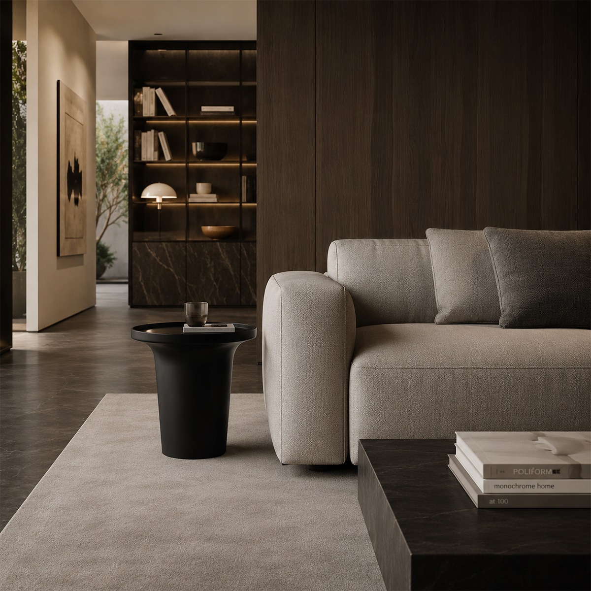 Bàn Trà Sofa Tròn Hiện Đại