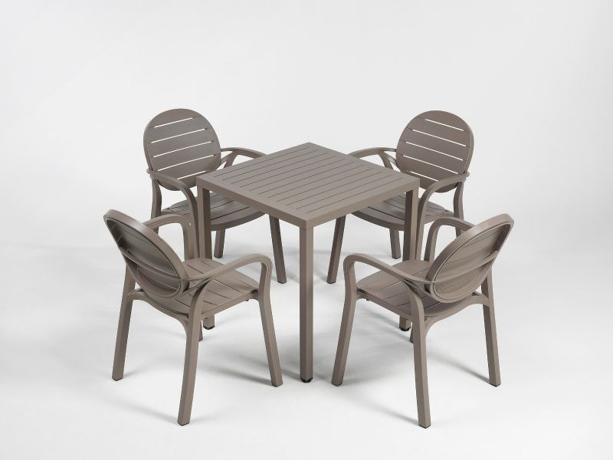 Bộ bàn ghế ngoài trời Cube 80 table và Palma chair