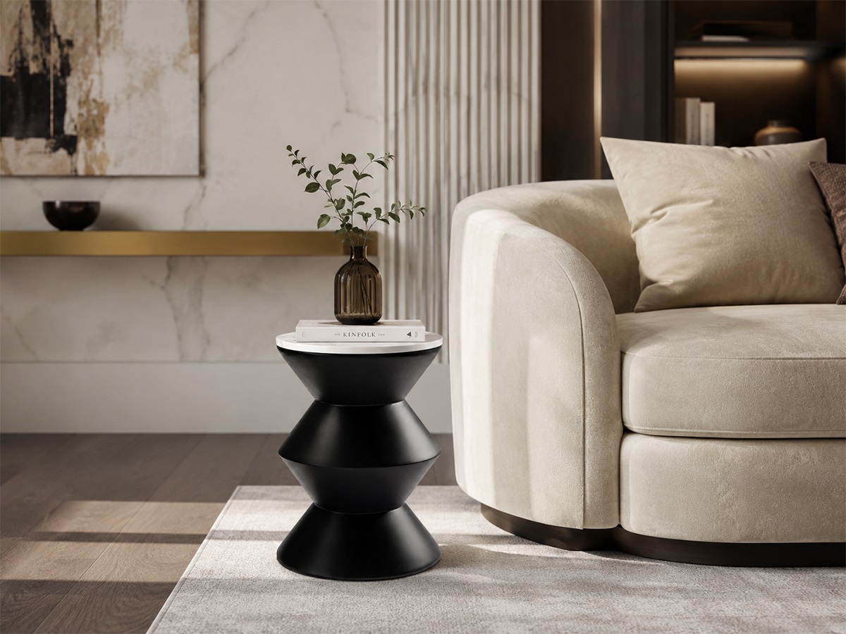 Bàn góc sofa sang trọng