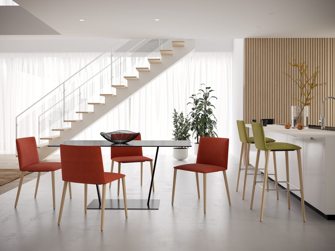Ghế Ăn Nệm Vải Hiện Đại SG-WC319 Ghế Ăn Nệm Vải Hiện Đại SG-WC319