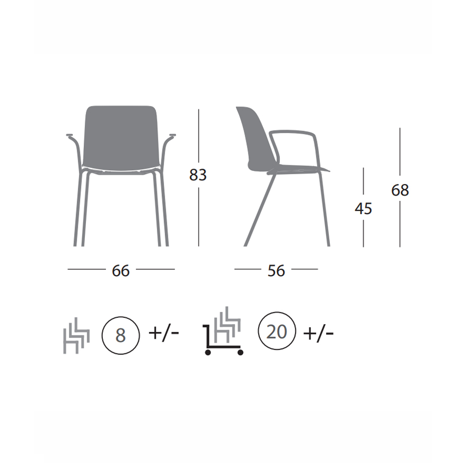 Ghế Tobe Armchair SG-WC318 - Ảnh 3