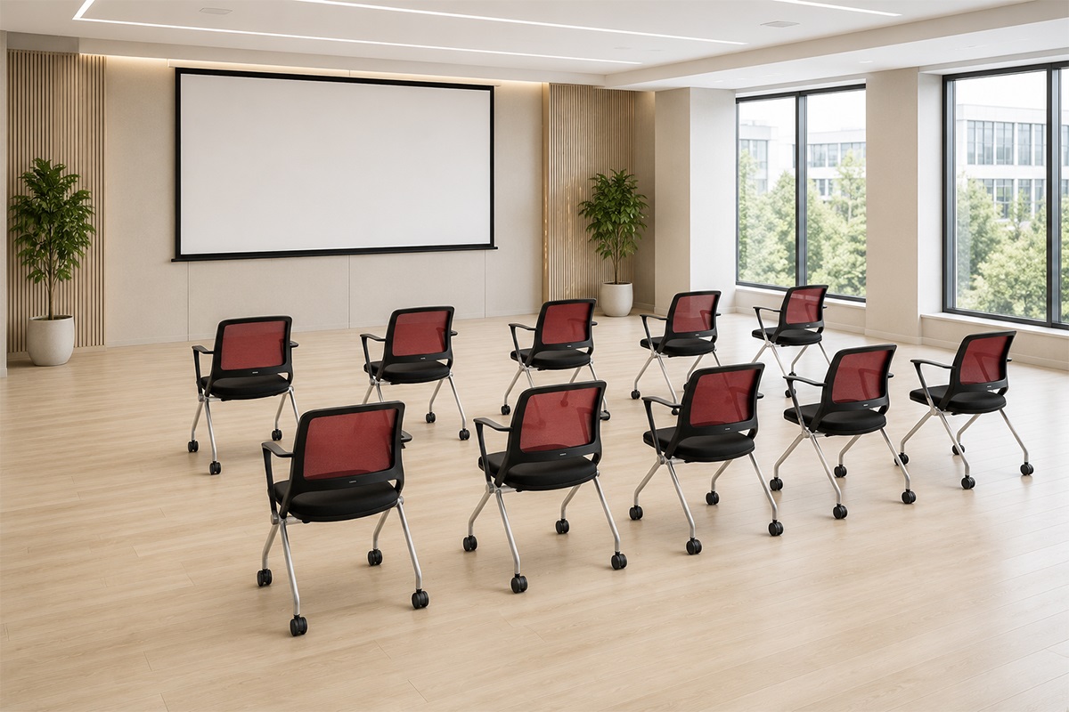Ghế Training Gấp Gọn Có Bánh Xe RPB-GVP132
