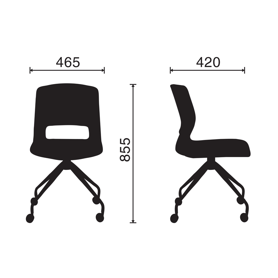 Ghế Làm Việc Nhỏ Gọn RPB-GVP166 Ghế Làm Việc Nhỏ Gọn RPB-GVP166