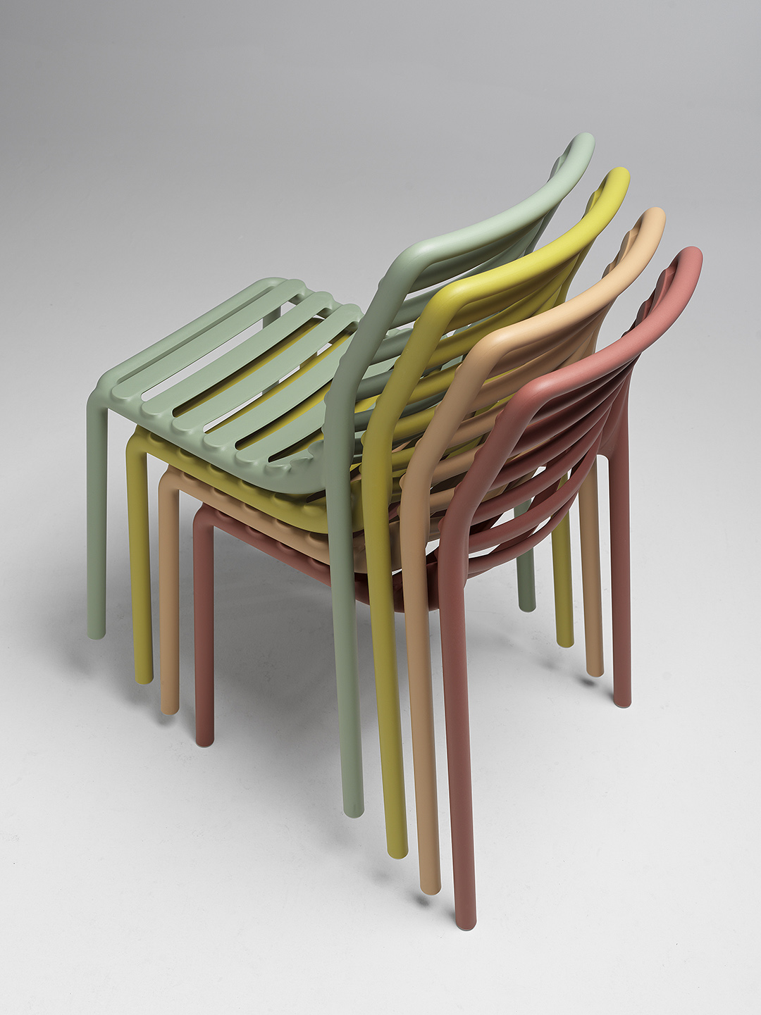 Ghế nhựa có khả năng xếp chồng Doga Bistrot