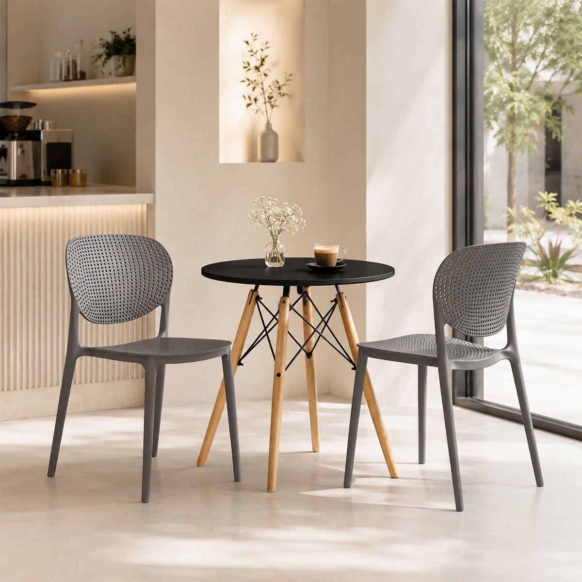 Bàn ghế cafe đẹp hiện đại Win Chair
