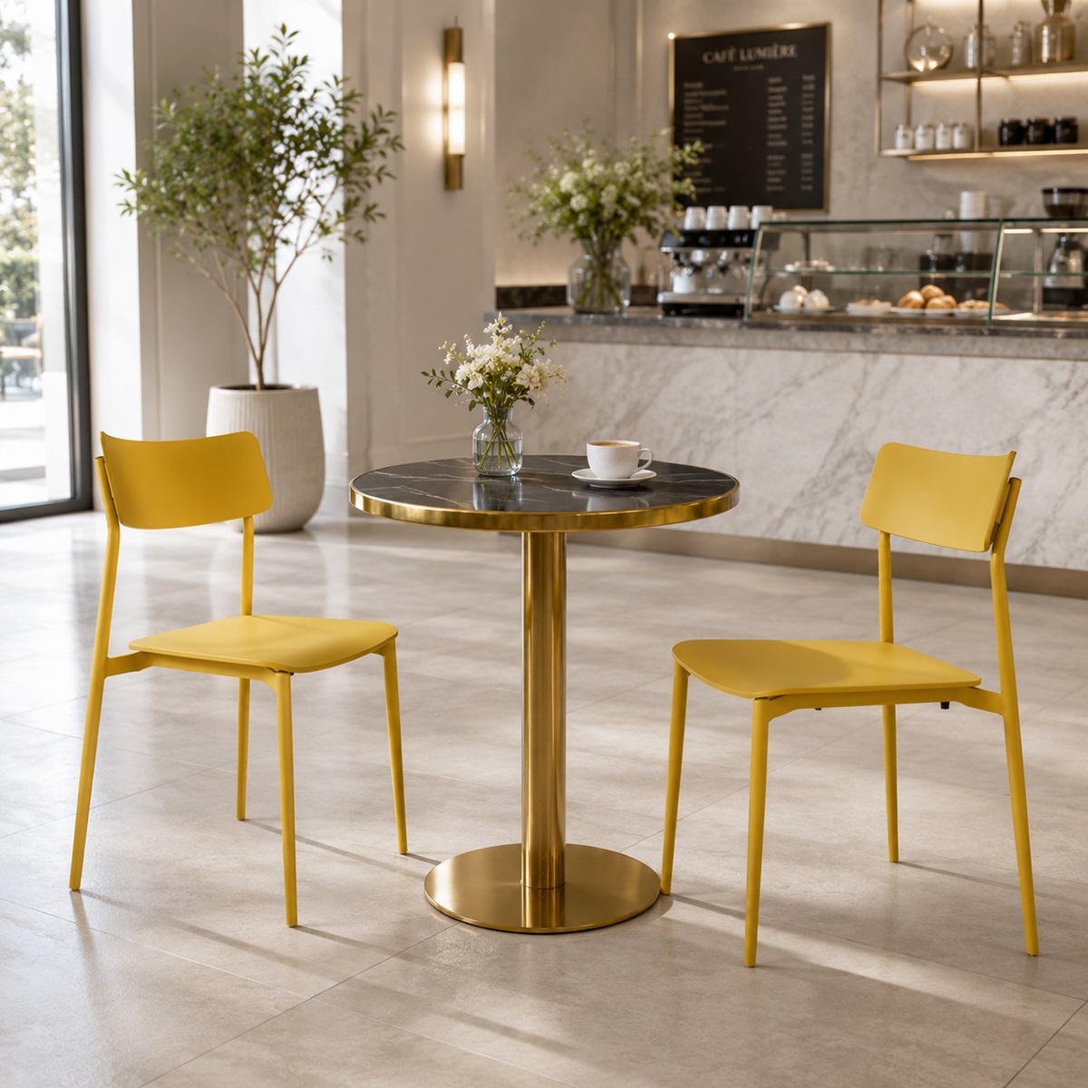 Bàn ghế cafe hiện đại