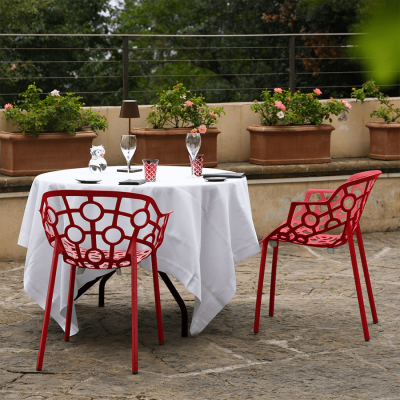 Bàn ghế nhôm đúc sân vườn cao cấp polo