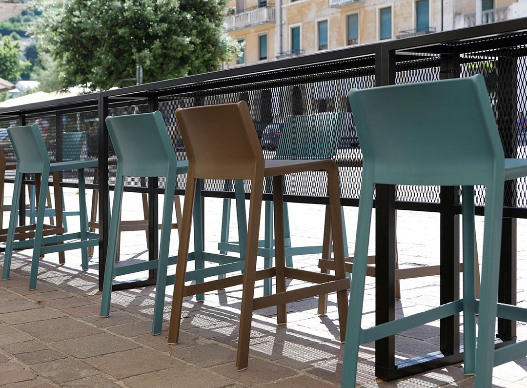 Ghế bar cafe ngoài trởi Trill stool