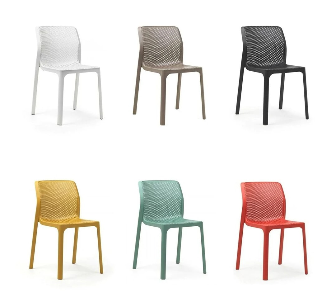 Bộ sưu tập màu sắc ghế nhựa đúc