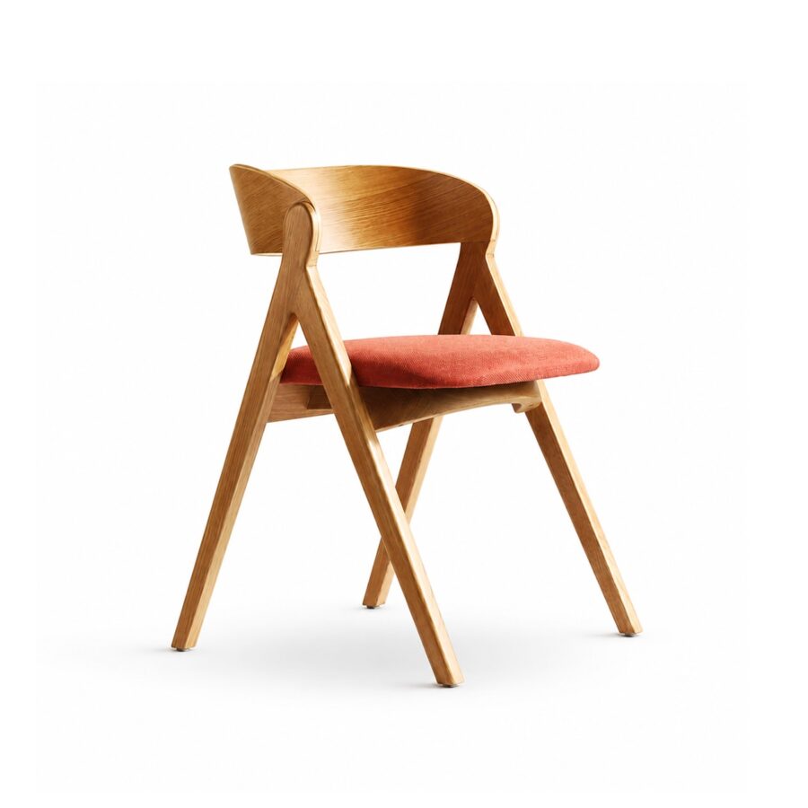 Ghế Ăn Gỗ Nệm Vải Birdie Chair