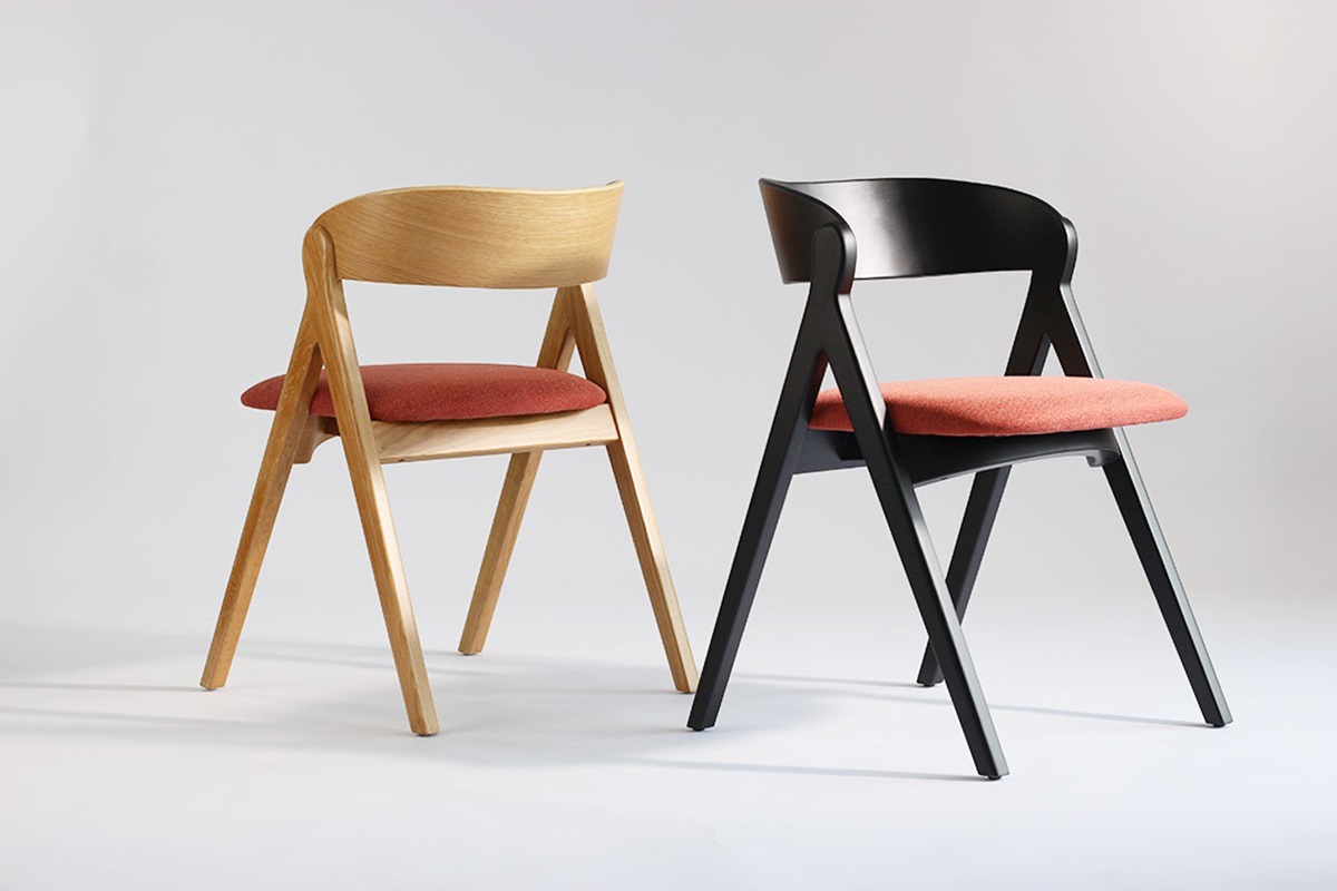 Ghế Ăn Gỗ Nệm Vải Birdie Chair