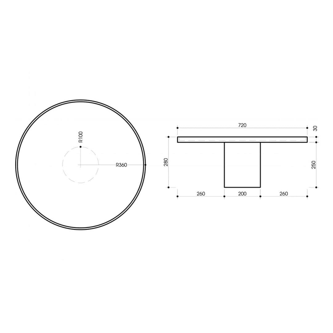 Bàn trà sofa TB07C