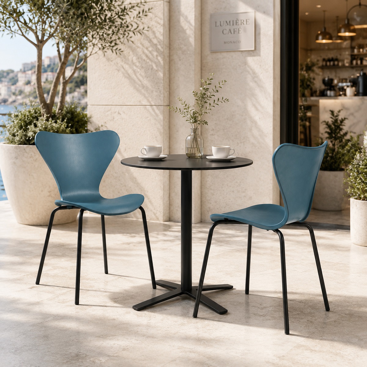 Bàn ghế cafe hiện đại wc397