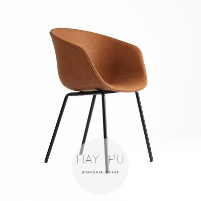 Ghế sắt bọc da