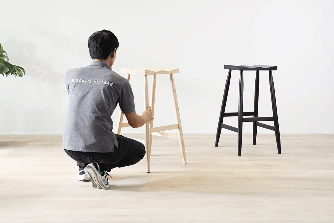 Ghế bar gỗ tự nhiên