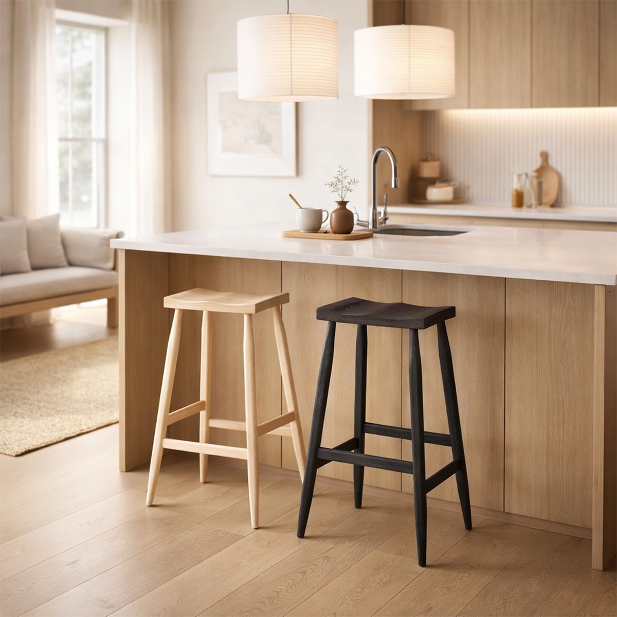 Ghế quầy bar gỗ