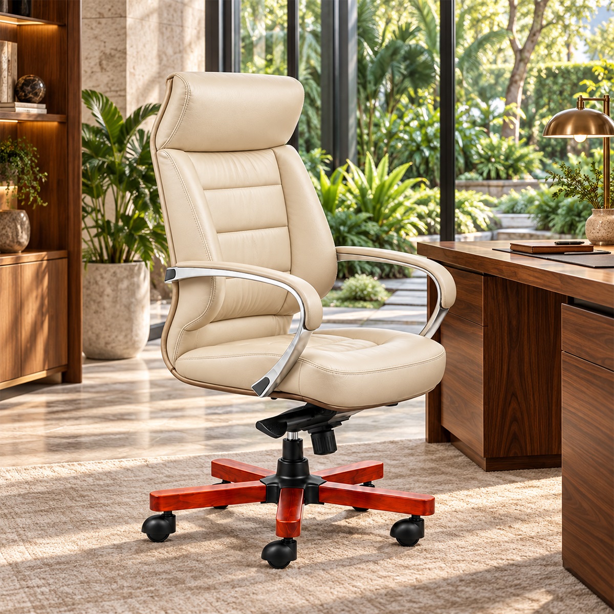 Ghế Giám Đốc Nệm Da Sang Trọng RPB-GVP213