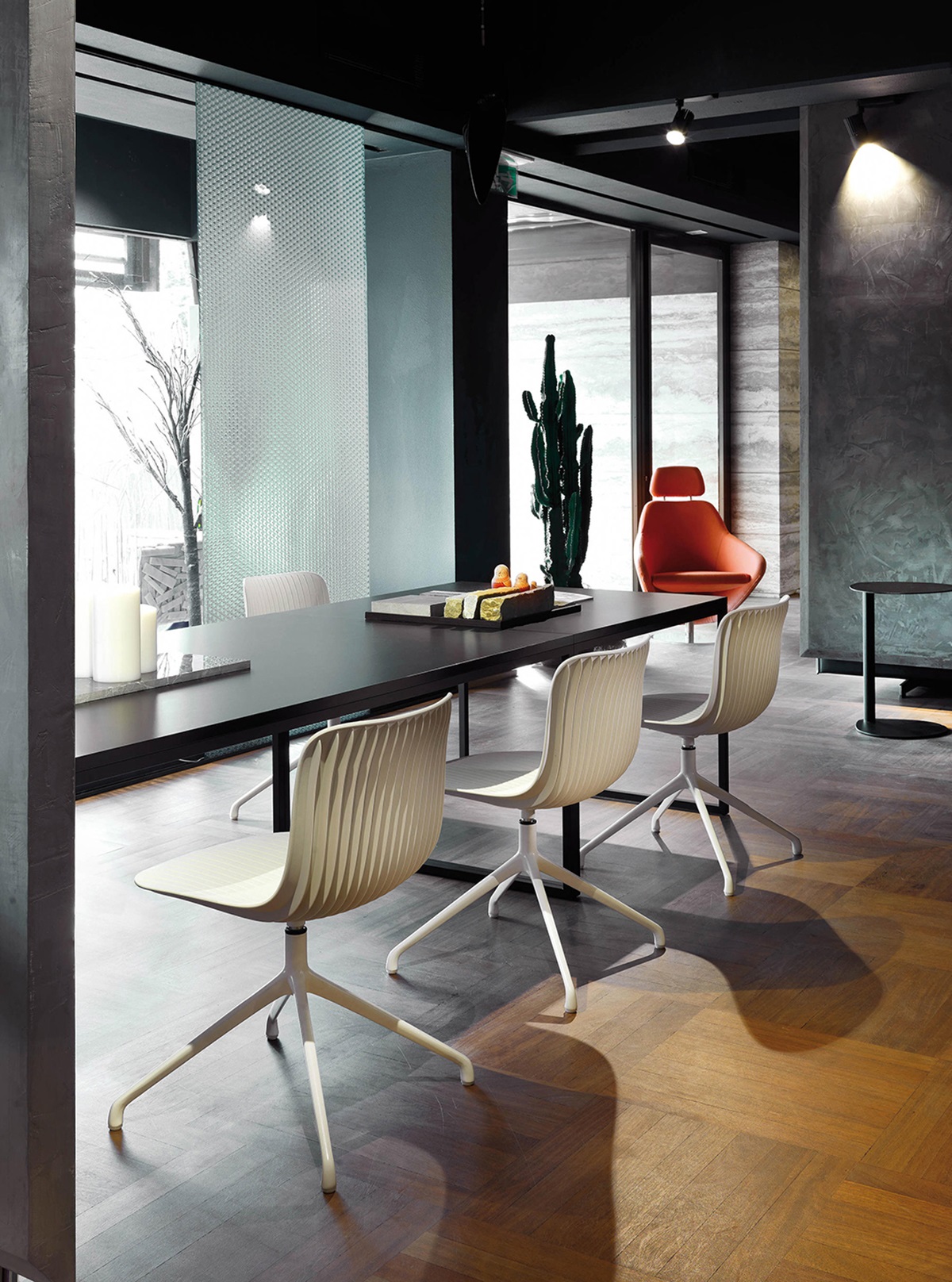 ghế văn phòng nhỏ gọn không tay vịn