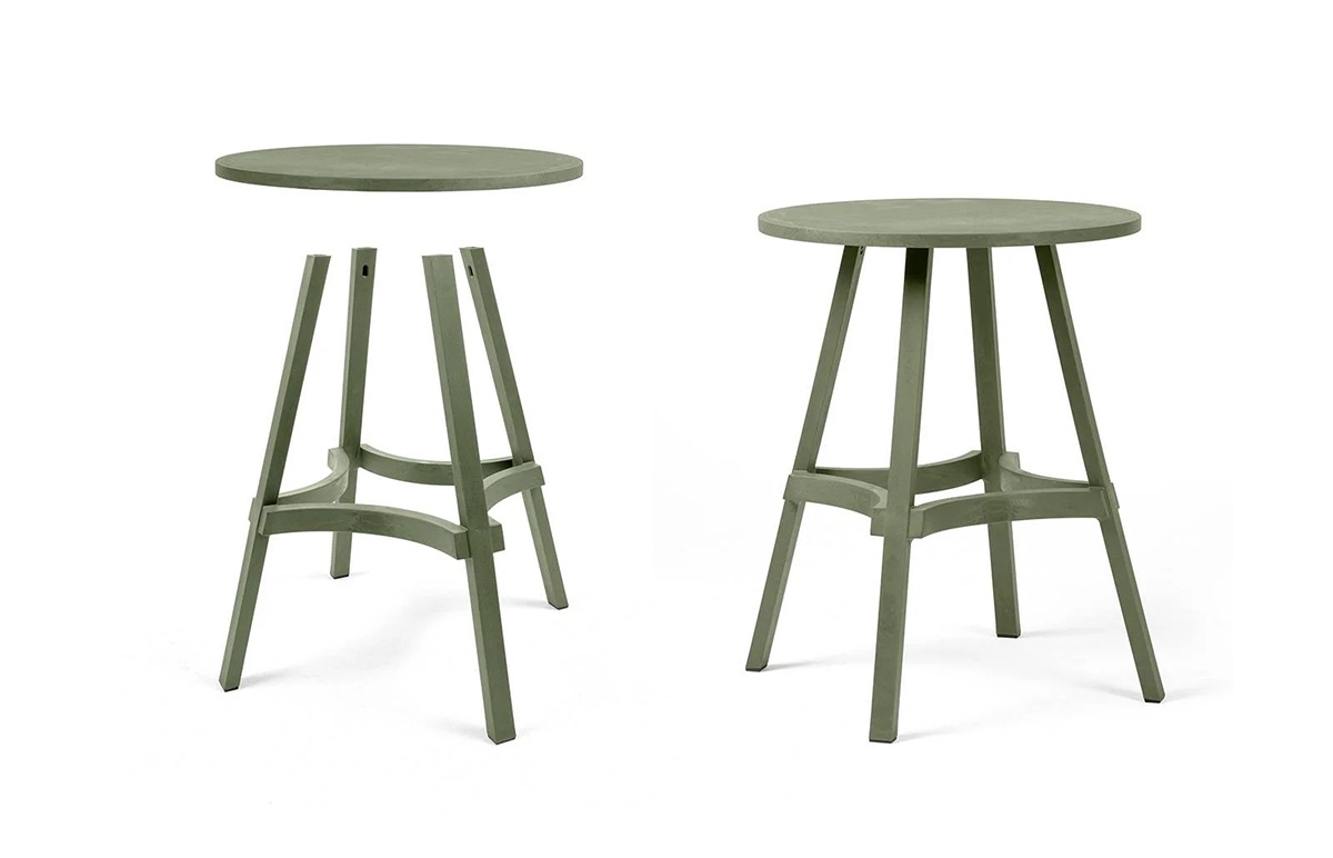Bàn Cafe Tròn Sân Vườn Combo 70 ND-WT103
