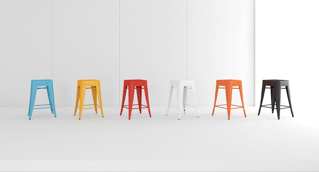 Ghế Bar Sắt Xếp Chồng Tolix Stool WC540