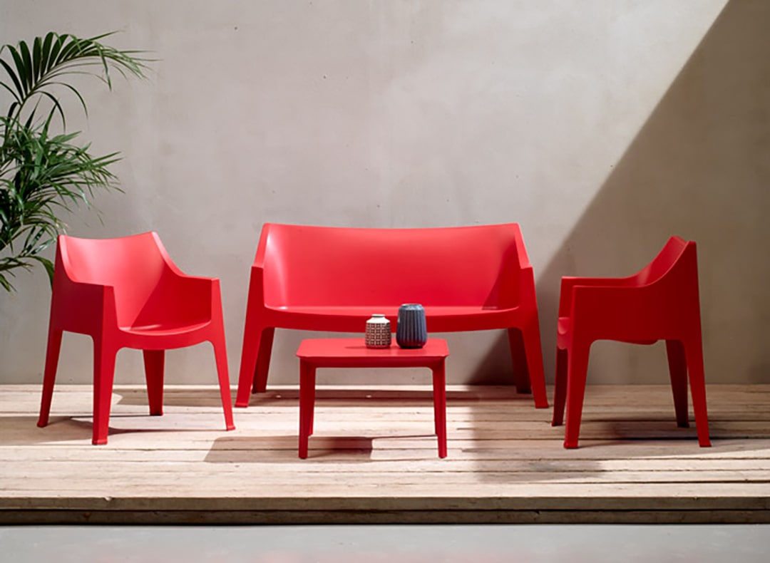 Sofa sân vườn nhựa đúc cao cấp
