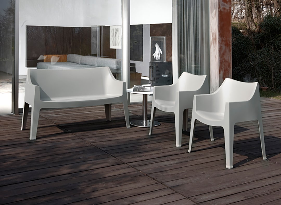 Sofa nhựa đúc sang trọng