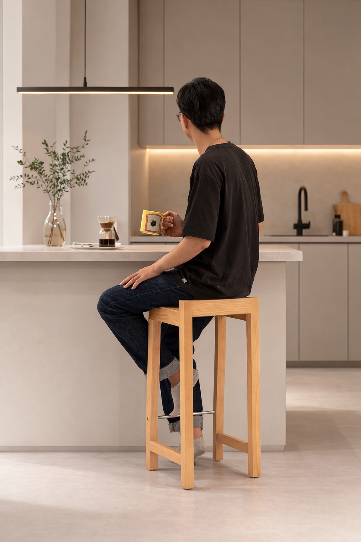 Ghế đảo bếp tối giản