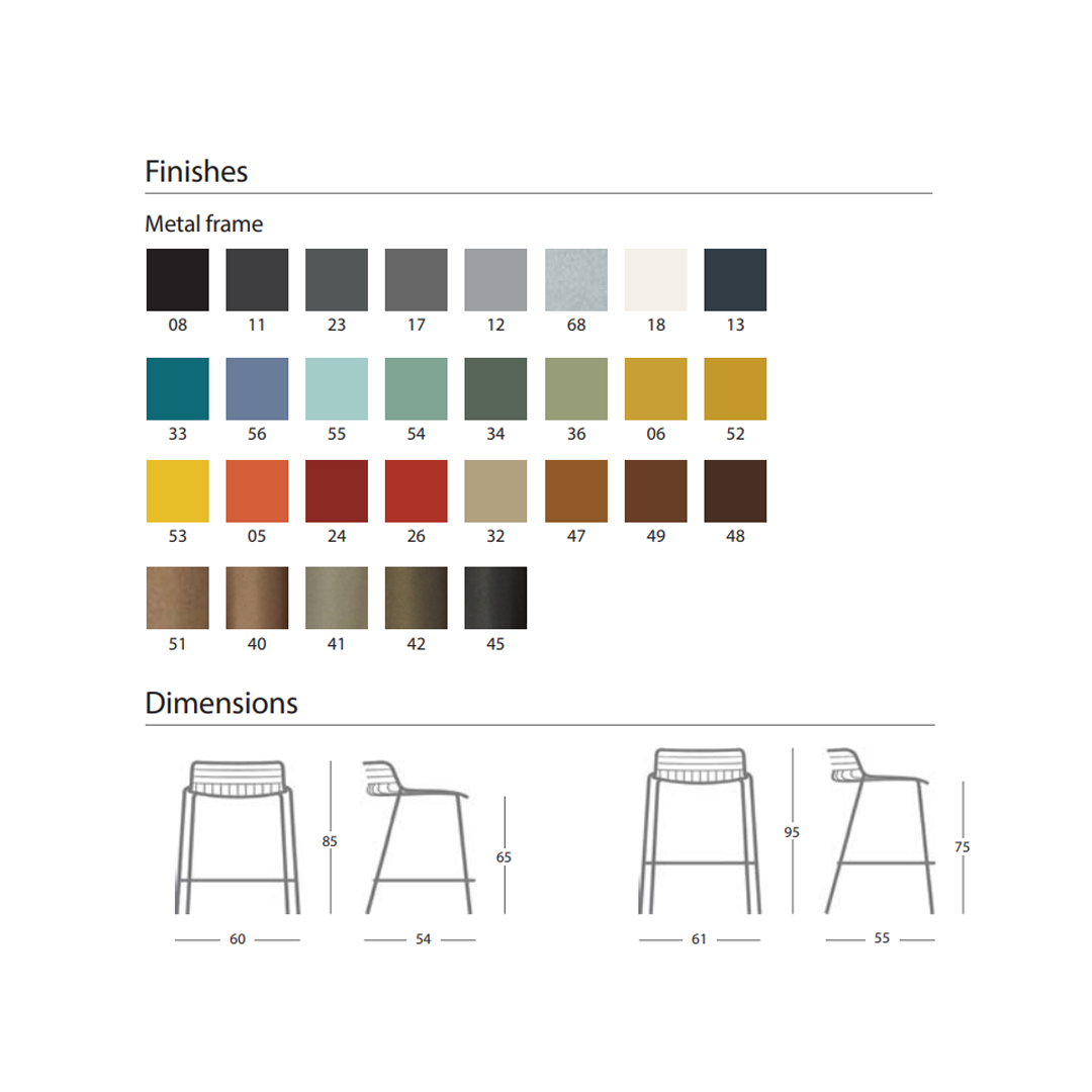 Ghế Bar Sắt Ngoài Trời Tobe SG-WC675