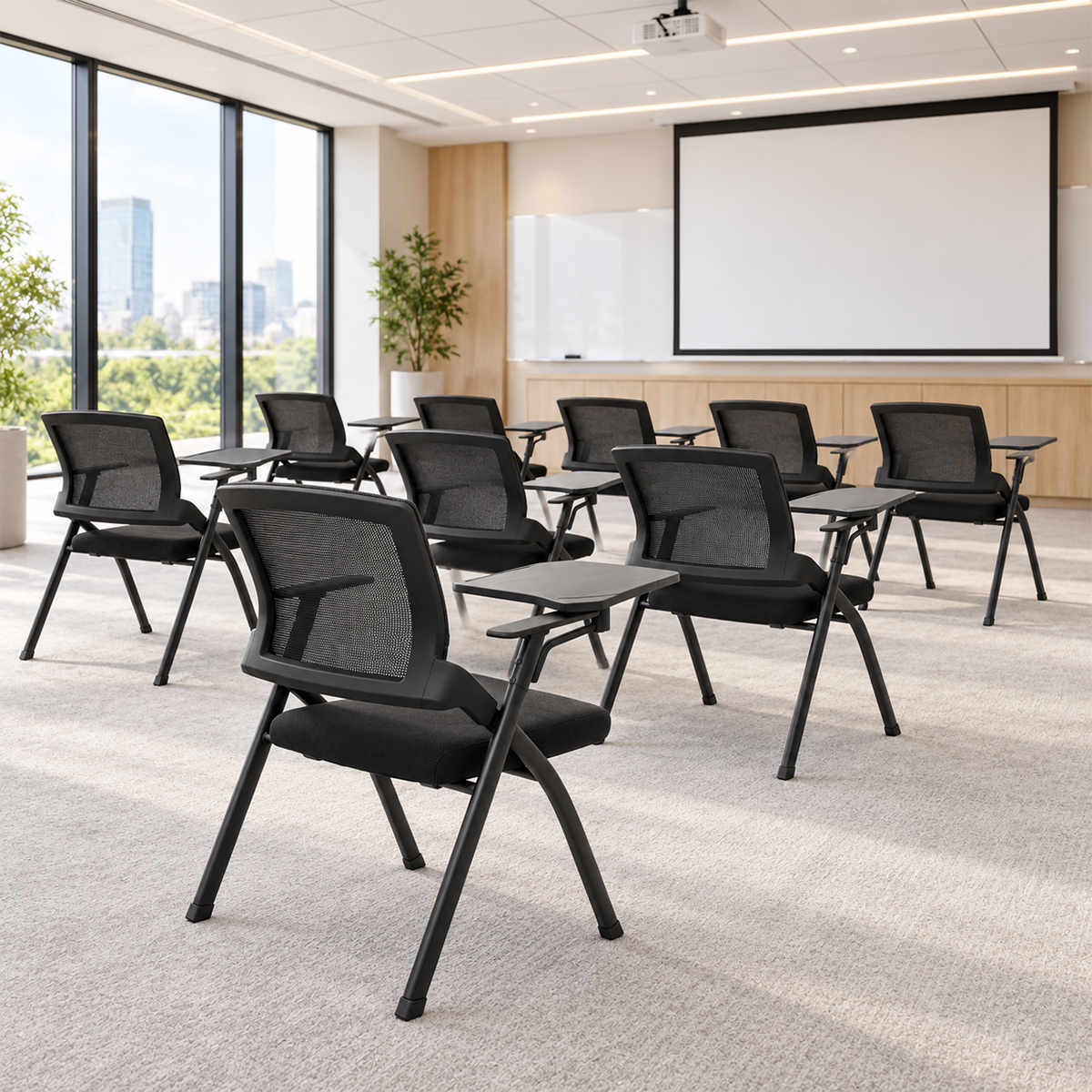 Ghế Training Gấp Gọn Có Bàn Viết RPB-WC646