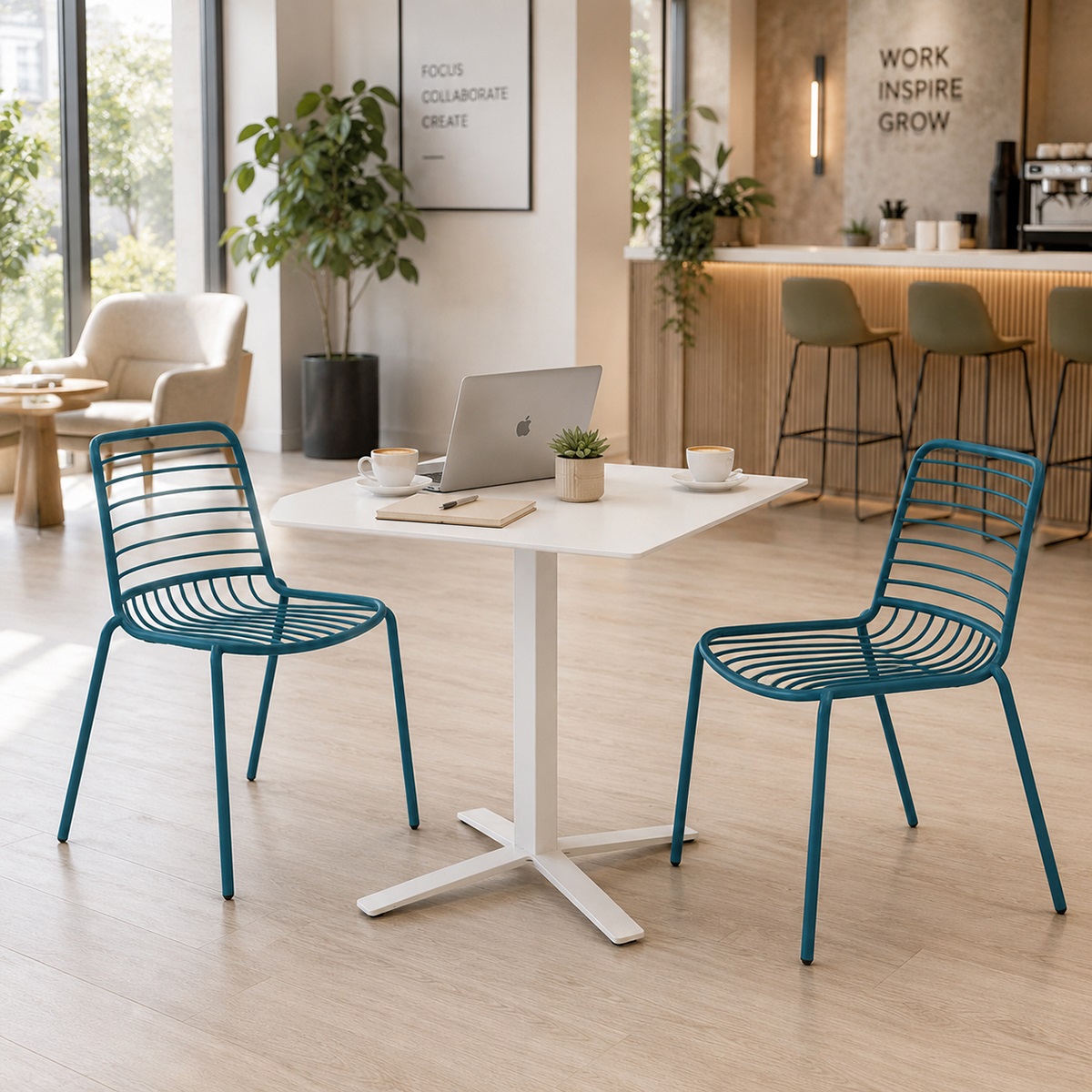 Bàn ghế cafe sắt hiện đại