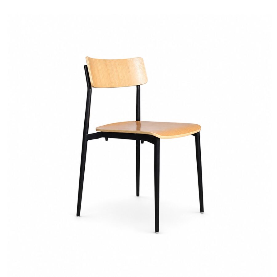 Ghế Ăn Hiện Đại Mặt Gỗ Chân Sắt SG-WC686