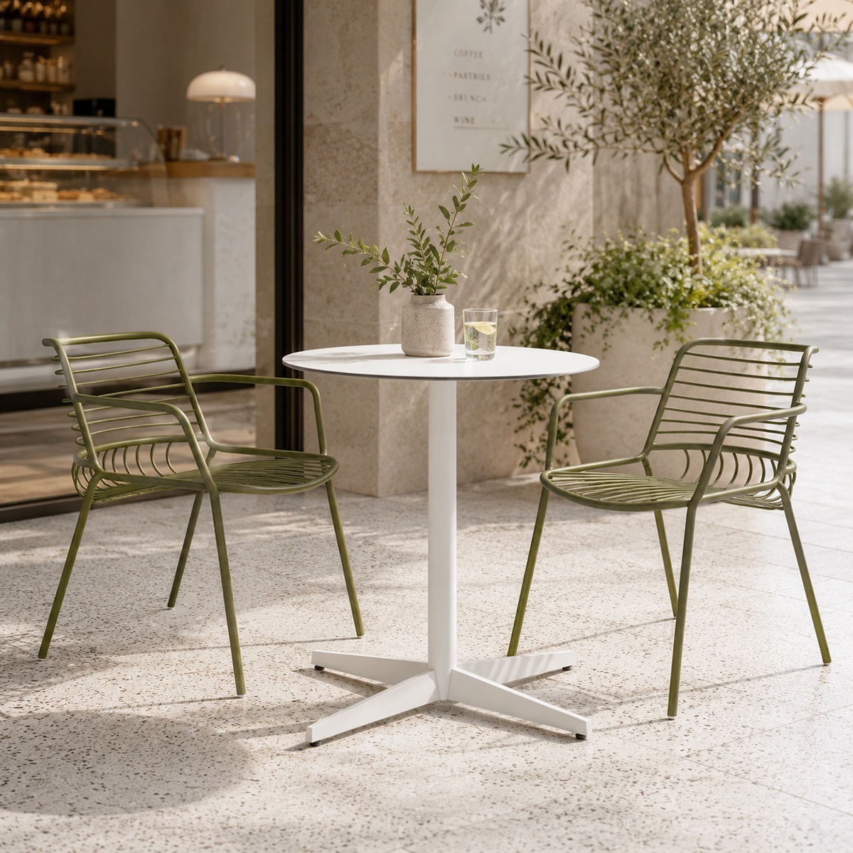 Ghế cafe sắt cao cấp ngoài trời