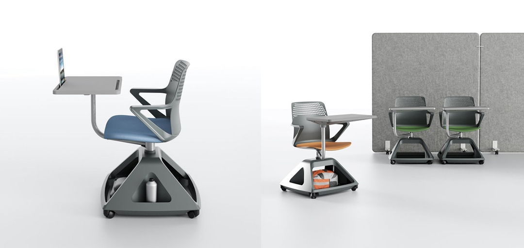 Ghế Training Liền Bàn Có Bánh Xe RPB-WC713 Ghế Training Liền Bàn Có Bánh Xe RPB-WC713