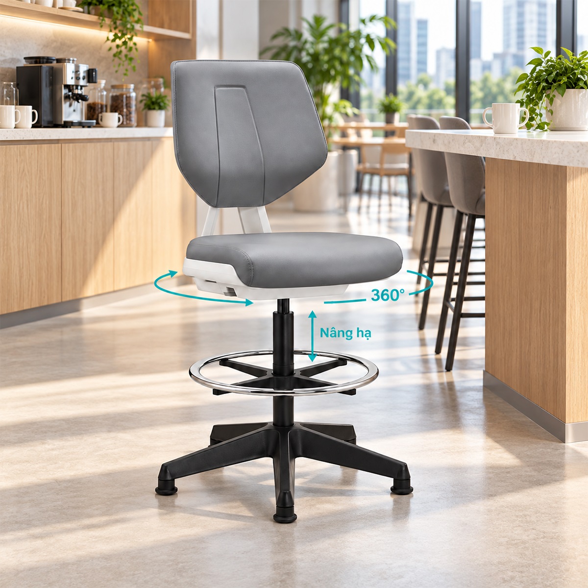 Ghế Bar Xoay Nâng Hạ RPB-WC1078